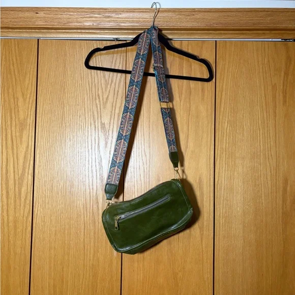 Olive Green Crossbody Bag - Picture 1 of 5